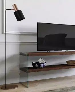 TV stolky Sofahouse Designový TV stolek Dalida 120 cm vzor ořech