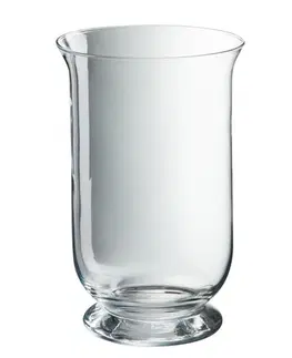 Dekorativní vázy Transparentní skleněná váza Hurricane - Ø18*30 cm J-Line by Jolipa 5006