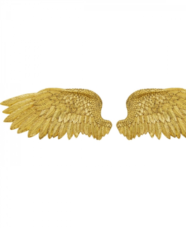 Dekorace na zeď předměty KARE Design Nástěnná dekorace Angel Wings (set 2 kusů)