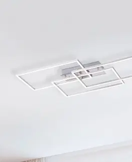 Stropní svítidla Lucande Lucande Lucardis LED stropní 3 zdroje hranaté