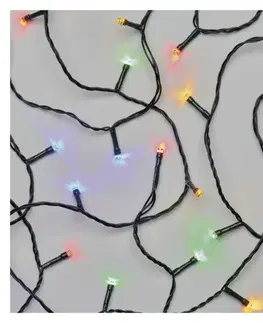 LED řetězy EMOS LED vánoční řetěz, 12 m, venkovní i vnitřní, multicolor, časovač D4AM03
