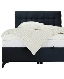 Manželské postele Kontinentální Postel Magic, 140x200cm,černá