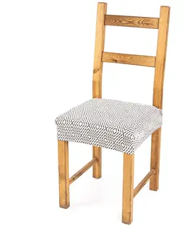 Doplňky do ložnice 4Home Napínací potah na sedák na židli Comfort Plus Geometry, 40 - 50 cm, sada 2 ks
