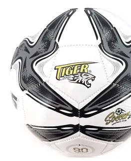 Hračky STAR TOYS - Fotbalový míč Tiger Soccer šedá size 5