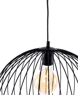 Zavesna svitidla Moderne hanglamp zwart 40 cm - Koopa