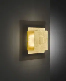 Designová nástěnná svítidla WOFI Nástěnné svítidlo Bayonne 1x 6,5W LED 430lm 3000K zlatá 4048-201Q