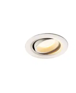 LED podhledová svítidla SLV BIG WHITE NUMINOS MOVE XS zápustné stropní svítidlo bílé 3000 K 40° 1005584