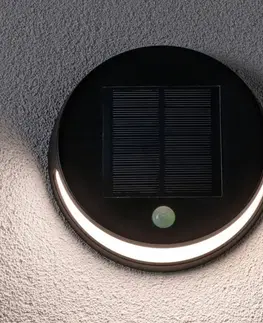 Solární lampy s pohybovým čidlem Paulmann Paulmann LED solární nástěnné světlo Helena senzor