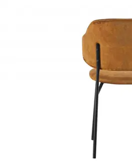 Židle Jídelní židle 2 ks CHRYSAOR Dekorhome Krémová