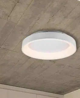 Stropní svítidla Trio Lighting LED stropní světlo Girona dálkové ovládání, bílá
