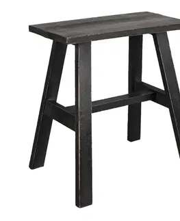 Stoličky Dřevěná hnědá stolička FawnP - 42*28*43 cm Clayre & Eef 6H2056