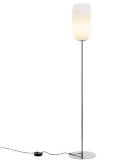 Stojací lampy Artemide Artemide Gople stojací lampa bílá/stříbrná