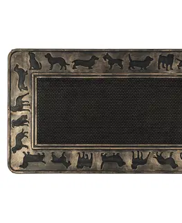 Koberce a koberečky BO-MA Trading Venkovní rohožka Psi, 45 x 75 cm