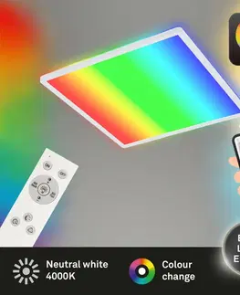 Chytré osvětlení BRILONER B smart RGB/W-svítidlo LED panel, 42 cm, 22 W, 2700 lm, bílé BRILO 7491-016