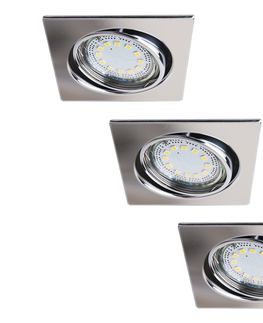 LED osvětlení Rabalux Rabalux 1056 - SADA 3xLED Podhledové svítidlo LITE 3xGU10-LED/3W/230V 