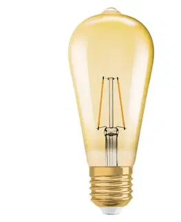 LED žárovky OSRAM LEDVANCE Vintage 1906 Edison 22 Filament 2.5W 824 Gold E27 4099854091339