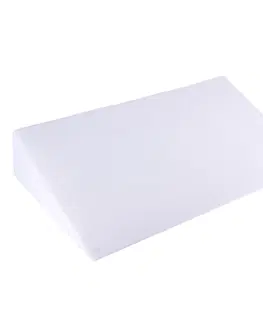 Povlečení Bellatex Bílý povlak - Klínový podhlavník, 80 x 50 x 20 cm