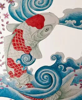 Abstraktní obrazy Obraz rybky z oceánu