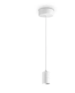 Moderní závěsná svítidla Závěsné svítidlo Ideal Lux SET UP MSP BIANCO 260013 E27 1x60W IP20 9cm bílé
