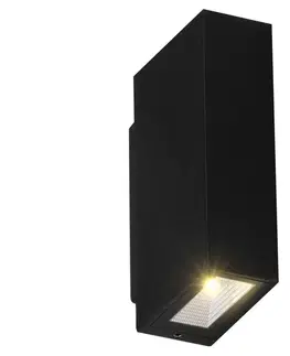 Svítidla  LED Venkovní nástěnné svítidlo ORLEAN 2xLED/2,5W/230V černá IP54 
