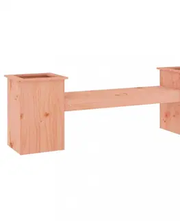 Zahradní lavice Lavice s truhlíky 184,5x39,5x56,5 cm masivní dřevo douglasky