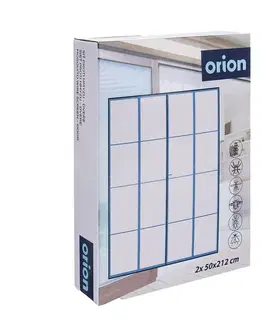 Lapače a odpuzovače Orion Síť na dveře proti hmyzu černá, 100 x 212 cm