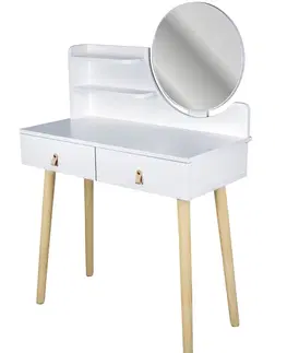Toaletní stolky ArtJum Toaletní stolek SCANDI 3 bílá | CM-989276