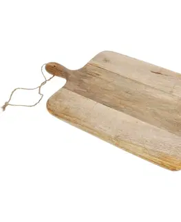 Prkénka a krájecí desky EH Dřevěné krájecí prkénko s rukojetí, 42 x 26,2 cm