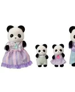 Dřevěné hračky Sylvanian Families Rodina pandy