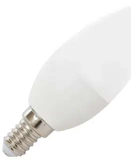 LED žárovky Ecolite LED mini svíčka E14, 7W, 2700K, 590lm LED7W-SV/E14/2700