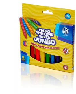 Hračky ASTRA - Voskové barvičky Super Jumbo 8ks, 316118002