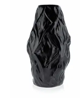 Dekorativní vázy DekorStyle Váza Louis 29 cm černá