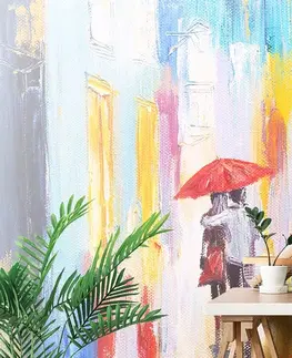 Samolepící tapety Samolepící tapeta procházka v dešti