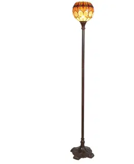 Svítidla Stojací lampa Tiffany Oxford - Ø 27*184 cm 1x E27 / Max 60W Clayre & Eef 5LL-5316
