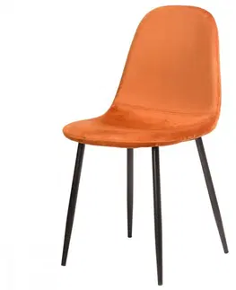 Jídelní sety Jídelní židle CT-392 Autronic Oranžová