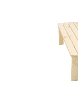 Zahradní lavice DEOKORK Masivní dřevěná zahradní lavice z borovice dřevo 32 mm (150 cm)