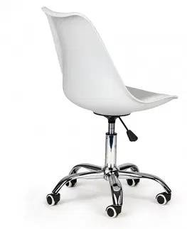 Kancelářské židle MODERNHOME Kancelářská otočná židle LILIANA bílá