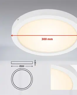 LED stropní svítidla BRILONER LED stropní svítidlo, pr. 30 cm, 21,4 W, bílé BRI 7141-016