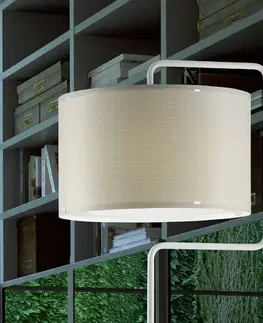 Stojací lampy Artempo Italia Krémová stojací lampa Morfeo krémový plast