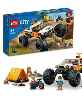Hračky LEGO LEGO - City 60387 Dobrodružství s terénním autem 4 x 4
