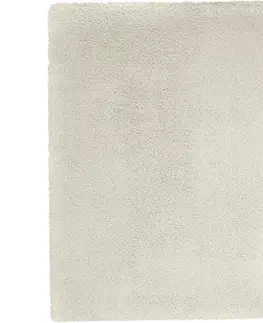 Koberce s vysokým vlasem SHAGGY KOBEREC Stefan 1, 80/150cm, Bílá