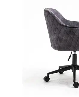 Kancelářská křesla LuxD Kancelářská židle Natasha tmavě šedá