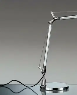 Stolní lampy do kanceláře Artemide TOLOMEO stolní MINI LED C/RILEVAT.detektor pohybu alu bez podstavce A005500