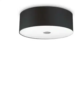 Moderní stropní svítidla Stropní svítidlo Ideal Lux Woody PL5 nero 122212 černé