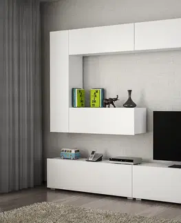Obývací stěny a sestavy nábytku Obývací stěna GIZMO bílá