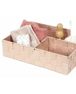 Úložné boxy Compactor Organizér na prádlo a doplňky TEX, 32 x 25 x 8 cm, růžová