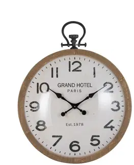 Hodiny Nástěnné hodiny Grand Hotel - Ø 73*92cm J-Line by Jolipa 87937