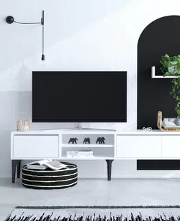 Obývací stěny a sestavy nábytku Televizní stěna CORDELIA bílá