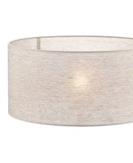 Stínidlo na lampu Duolla Stínidlo Roller, šedá, Ø 50 cm, výška 24 cm