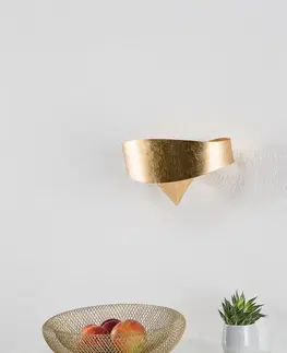 Nástěnná svítidla Selène Zlaté designové nástěnné svítidlo Scudo